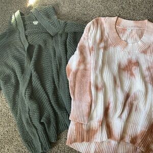 aerie oversized sweater bundle